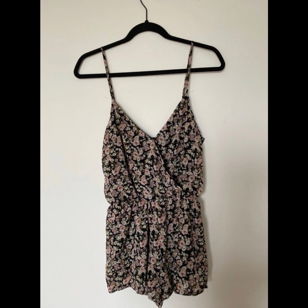 Forever 21 floral romper